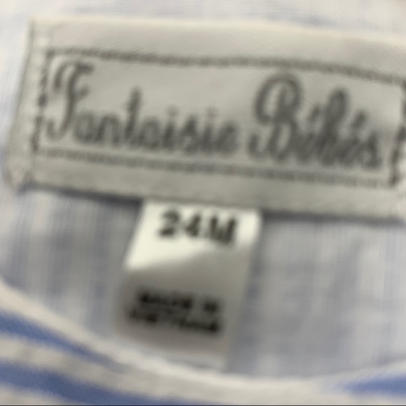 Fantasie Babies seersucker shortall - 24 months - Picture 3 of 4